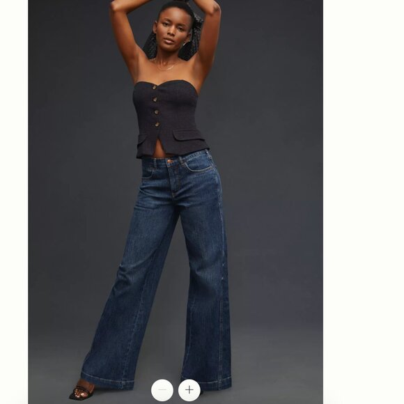 Anthropologie Pilcro Gwen Trouser Jeans sz32 - Picture 2 of 6